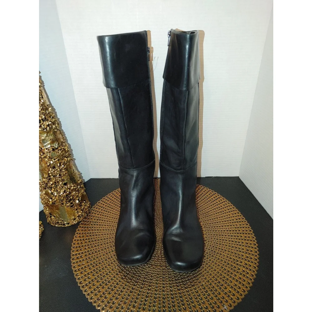 Kenneth Cole Reaction Leather Boots Size 8.5M
